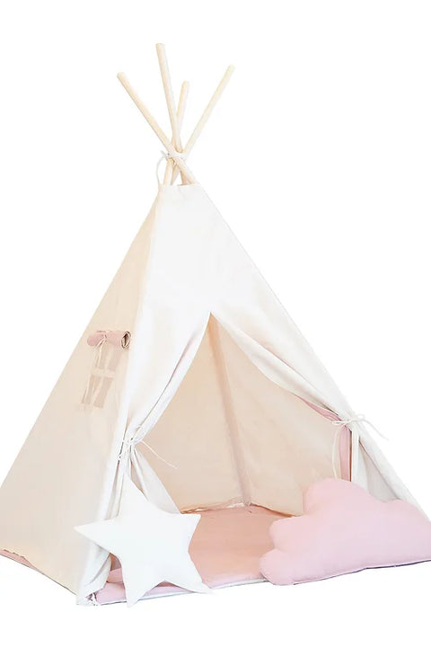 Moje. Tipi tent Ice-Cream (Roze-beige)