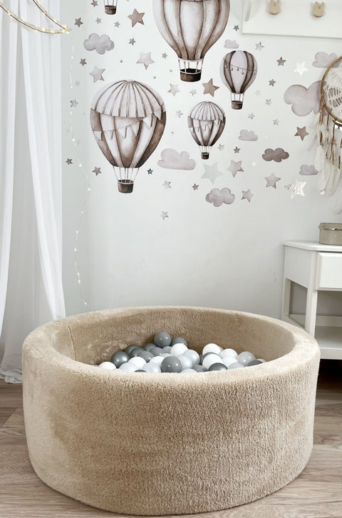 Moje. Ballenbad 90x30 cm - Teddy Beige